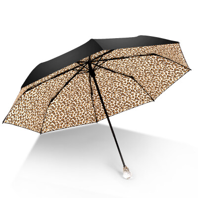 iRain Umbnella Sunshade Folding UV Umbrella Sunny Umbrella Sun Umbrella Tri-fold Umbrella Leopard Crystal
iRain Umbnella Sunshade Folding UV Umbrella Sunny Umbrella Sun Umbrella Tri-fold Umbrella Leopard Crystal