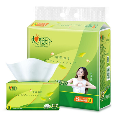 Heart phase printing paper tea series 3 layer 130 pumping 8 package soft pumping small size Featured
Heart phase printing paper tea series 3 layer 130 pumping 8 package soft pumping small size Featured