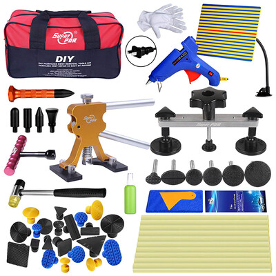 PDR Tools Kits Paintless Dent Removal Repair Dent Repair Tool Lifter Reflector Puller Bridge Glue Gun Hand Tool Set With Big Bag
PDR Tools Kits Paintless Dent Removal Repair Dent Repair Tool Lifter Reflector Puller Bridge Glue Gun Hand Tool Set With Big Bag