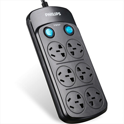 Philips (PHILIPS) overload protection lightning protection socket 3 m 6 plugs plug plug-in board wiring board intelligent line detection / anti-electric shock child protection
Philips (PHILIPS) overload protection lightning protection socket 3 m 6 plugs plug plug-in board wiring board intelligent line detection / anti-electric shock child protection