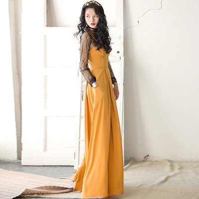 Wei Ya Ji 2017 autumn sling dress new high waist Slim sleeveless pendulum type retro pure color dress female
Wei Ya Ji 2017 autumn sling dress new high waist Slim sleeveless pendulum type retro pure color dress female