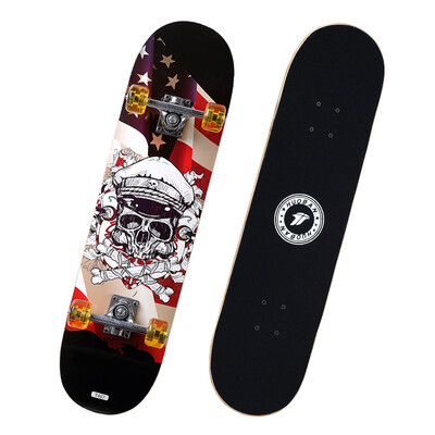 Sports Partners MOTION PARTNER Skateboard for beginners Men&women Adult Children Street brush Maple double-fingered board Long board candy bar Skull
Sports Partners MOTION PARTNER Skateboard for beginners Men&women Adult Children Street brush Maple double-fingered board Long board candy bar Skull