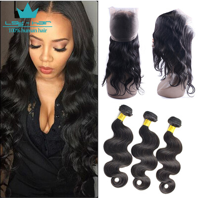 8A Indian Virgin Body Wave Hair preplucked 360 lace frontal with bundles Unprocessed Virgin human hair bundles Virgin Hair
8A Indian Virgin Body Wave Hair preplucked 360 lace frontal with bundles Unprocessed Virgin human hair bundles Virgin Hair