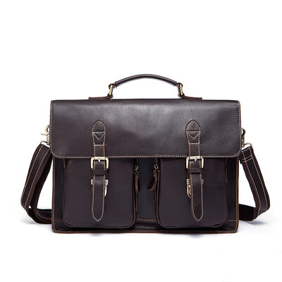 DALFR Genuine Leather Messenger Bags for Men 19 Inch Vintage Bags Crazy Horse Leather Handbags for Men Famous Brand Briefcase
DALFR Genuine Leather Messenger Bags for Men 19 Inch Vintage Bags Crazy Horse Leather Handbags for Men Famous Brand Briefcase