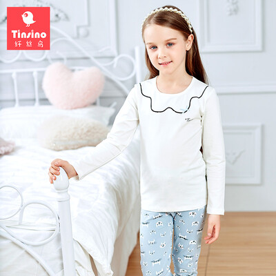 Feno bird TINSINO children's underwear suit girl big child long sleeve home service pajamas baby long sleeve elastic autumn clothes pants suit Variety cat light bean green 120
Feno bird TINSINO children's underwear suit girl big child long sleeve home service pajamas baby long sleeve elastic autumn clothes pants suit Variety cat light bean green 120