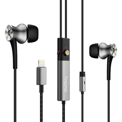 1MORE HD noise reduction ring iron headset (Lightning digital version) E1004 active noise reduction for multi-scene
1MORE HD noise reduction ring iron headset (Lightning digital version) E1004 active noise reduction for multi-scene
