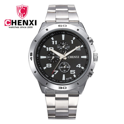 CHENXI Mens Elegant Watches Top Brand Military Style Quartz Watches Sport Mens Wrist Watches Waterproof Clock
CHENXI Mens Elegant Watches Top Brand Military Style Quartz Watches Sport Mens Wrist Watches Waterproof Clock