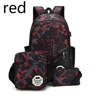 3PSC Casual Backpack External USB port Charge Laptop Crossbody Bag Shouder Bag School Backpack Large Capacity Outdoor Backpack
3PSC Casual Backpack External USB port Charge Laptop Crossbody Bag Shouder Bag School Backpack Large Capacity Outdoor Backpack