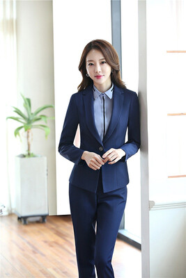 Plus Size Elegant Blue Blazers Autumn Winter Jackets Coat For Ladies Office Outwear Female Tops Clothes Uniform Styles
Plus Size Elegant Blue Blazers Autumn Winter Jackets Coat For Ladies Office Outwear Female Tops Clothes Uniform Styles
