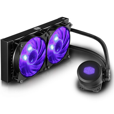 CoolerMaster Ice God 240RGB CPU water-cooled radiator supports I9 2066 AM4 double cavity pump micro-flow channel design balanced fan
CoolerMaster Ice God 240RGB CPU water-cooled radiator supports I9 2066 AM4 double cavity pump micro-flow channel design balanced fan