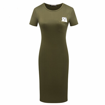 2017 new EBAY fashion hot pack hip single piece lady short sleeve summer dress casual skirt pure color dress
2017 new EBAY fashion hot pack hip single piece lady short sleeve summer dress casual skirt pure color dress