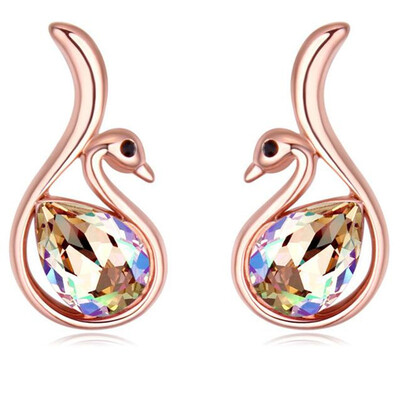 Austrian Crystal Stud Earrings For Women Rose Gold Color Earring Rhinestone Fashion Jewelry Friendship Party Gift 21449
Austrian Crystal Stud Earrings For Women Rose Gold Color Earring Rhinestone Fashion Jewelry Friendship Party Gift 21449