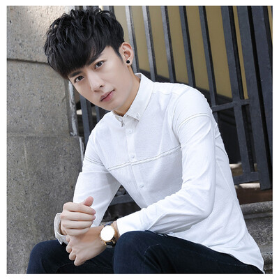 Autumn new youth cotton shirt men's shirt shirt Korean Slim long sleeve square collar casual fashion shirt tide
Autumn new youth cotton shirt men's shirt shirt Korean Slim long sleeve square collar casual fashion shirt tide