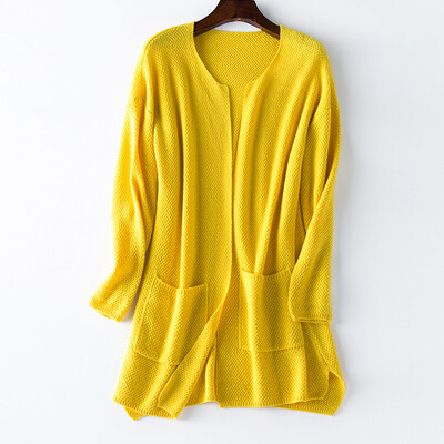 2017 new women in the long paragraph cashmere cardigan sweater sweater ladies round neck solid color sweater
2017 new women in the long paragraph cashmere cardigan sweater sweater ladies round neck solid color sweater