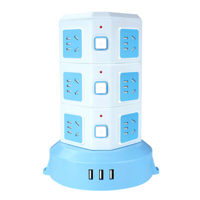 Breeze (kyfen) QF-L013C three-tier 12-bit five-hole multi-switch anti-overload socket three USB new national standard length of 1.8 meters
Breeze (kyfen) QF-L013C three-tier 12-bit five-hole multi-switch anti-overload socket three USB new national standard length of 1.8 meters
