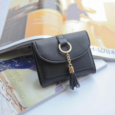 2017 new short paragraph simple twists and turns students sweet ladies wallet hardware tassel small fresh PU lady wallet
2017 new short paragraph simple twists and turns students sweet ladies wallet hardware tassel small fresh PU lady wallet