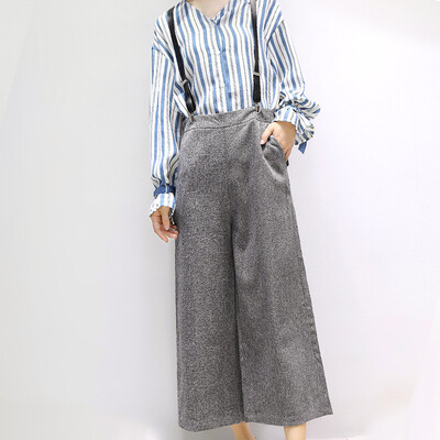 City plus CITYPLUS 2017 autumn&winter new women&39s literature&art loose loose casual piece high waist wide leg strap pants CWKX178559 brown L
City plus CITYPLUS 2017 autumn&winter new women&39s literature&art loose loose casual piece high waist wide leg strap pants CWKX178559 brown L