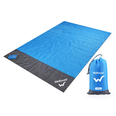 WELLHOUSE outdoor picnic mat moisture-proof mat beach mat thin section folding light storage with nails blue gray 142m
WELLHOUSE outdoor picnic mat moisture-proof mat beach mat thin section folding light storage with nails blue gray 142m