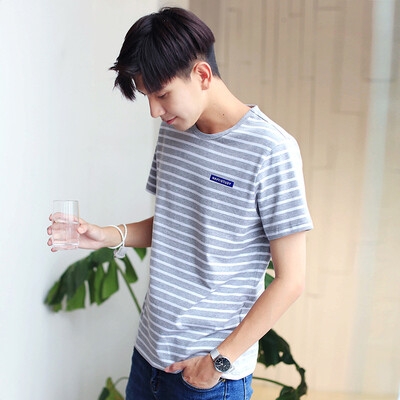 Men's 2017 spring and summer men's t-shirt men's short sleeve T-shirt sea soul wind striped T-shirt as gift for men
Men's 2017 spring and summer men's t-shirt men's short sleeve T-shirt sea soul wind striped T-shirt as gift for men