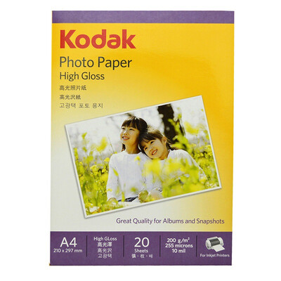 Kodak Kodak A4 200 г Фотобумага с высокой степенью блеска / Фотобумага для струйной печати Фотобумага / Фотобумага 20 Упаковка 5740-333
Kodak Kodak A4 200 г Фотобумага с высокой степенью блеска / Фотобумага для струйной печати Фотобумага / Фотобумага 20 Упаковка 5740-333
