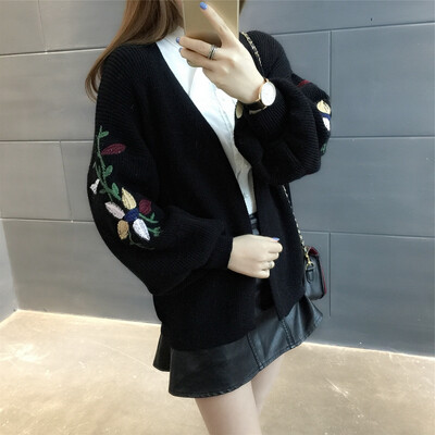 sustory women 2017 autumn and winter models short jacket women sweater women's cardigan loose Korean students wild sweater SRSU038 black uniform
sustory women 2017 autumn and winter models short jacket women sweater women's cardigan loose Korean students wild sweater SRSU038 black uniform