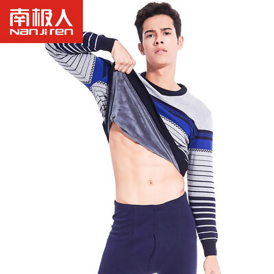 Antarctic thermal underwear men&39s round neck prints plus velvet thickening underwear Slim winter youth fashion autumn clothes autumn pants suit male gray red stripes
Antarctic thermal underwear men&39s round neck prints plus velvet thickening underwear Slim winter youth fashion autumn clothes autumn pants suit male gray red stripes