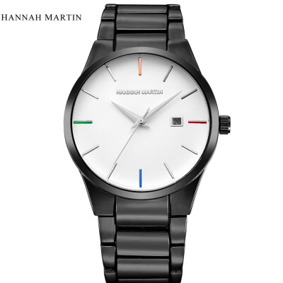 HANNAH MARTIN Mens Watches Top Brand Luxury Business Quartz Watch Men Stainless Steel Watch Elegant Simple Clock
HANNAH MARTIN Mens Watches Top Brand Luxury Business Quartz Watch Men Stainless Steel Watch Elegant Simple Clock