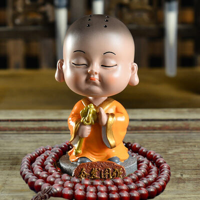 Guangshunfa creative car decoration car decoration office decoration car ornaments shaking head small monk car ornaments cartoon car decoration products wish to become
Guangshunfa creative car decoration car decoration office decoration car ornaments shaking head small monk car ornaments cartoon car decoration products wish to become