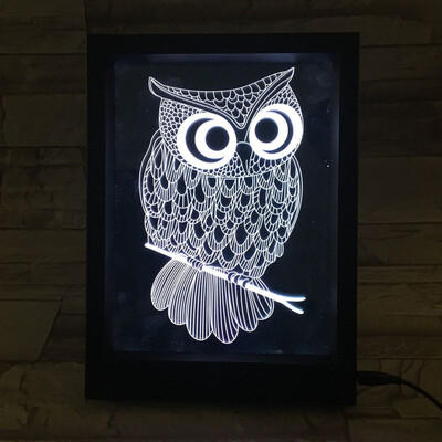 LED Table Lamp 3D Acrylic Dimming Desk Lamp Creative novelty Table Light owl stereo bedside lamp
LED Table Lamp 3D Acrylic Dimming Desk Lamp Creative novelty Table Light owl stereo bedside lamp