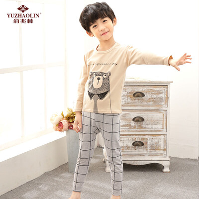 Yu Zhaolin children&39s underwear men&women&39s Lycra cotton pajamas autumn clothes autumn pants suit gray bear orange 150
Yu Zhaolin children&39s underwear men&women&39s Lycra cotton pajamas autumn clothes autumn pants suit gray bear orange 150