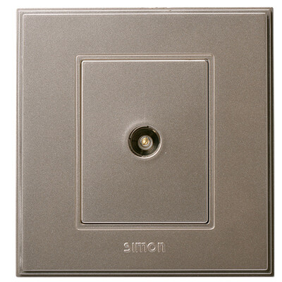 SIMON (симон) V55111-02 розетка телевизионная 56C коммутатора серии гнездо панели 86 (свет шампанского)
SIMON (симон) V55111-02 розетка телевизионная 56C коммутатора серии гнездо панели 86 (свет шампанского)