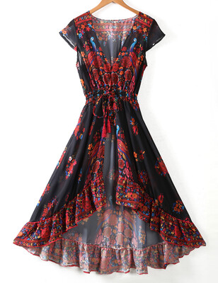 US Seller Women Summer Vintage Boho Long Maxi Evening Party Beach Dress Sundress
US Seller Women Summer Vintage Boho Long Maxi Evening Party Beach Dress Sundress