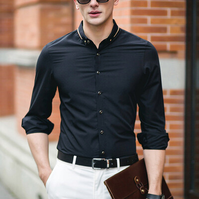 2017 autumn new men's shirt fashion casual shirt exquisite slim extravagant business men's shirt
2017 autumn new men's shirt fashion casual shirt exquisite slim extravagant business men's shirt
