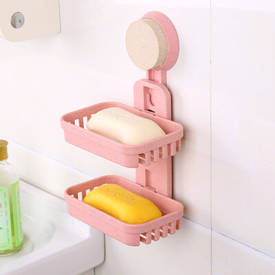 sucking disc double-deck soapbox waterlogging caused by excessive rainfall Suction wall toilet hanging originality bathroom Soap r
sucking disc double-deck soapbox waterlogging caused by excessive rainfall Suction wall toilet hanging originality bathroom Soap r