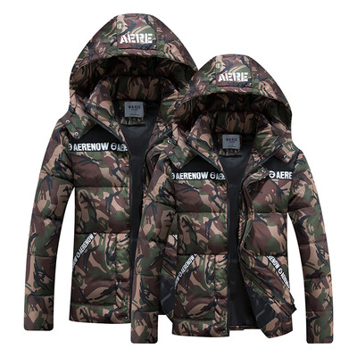 Winter Men 's Jacket Hooded Cotton Pants Camouflage Winter Couples Moussery Slim Dress
Winter Men 's Jacket Hooded Cotton Pants Camouflage Winter Couples Moussery Slim Dress