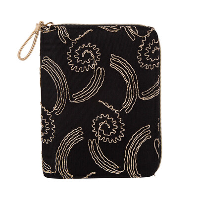 Kinbor gift box zipper A6 handbook notepad embroidery velvet schedule hand book stationery notebook black swan DTB61003-1
Kinbor gift box zipper A6 handbook notepad embroidery velvet schedule hand book stationery notebook black swan DTB61003-1