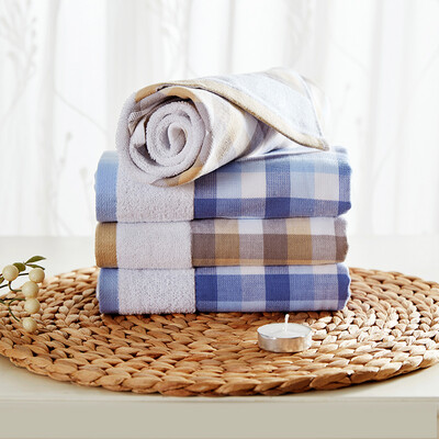 Fu day jade pure cotton towel plain checked woven fresh summer double gauze towels 3 Pack 30 60 powder blue brown
Fu day jade pure cotton towel plain checked woven fresh summer double gauze towels 3 Pack 30 60 powder blue brown