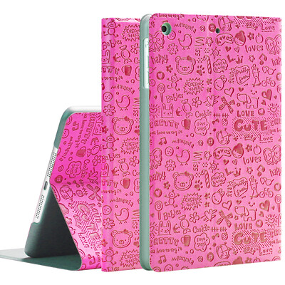 Biya Zi (BIAZE) Apple iPad Mini4 protective cover / thin shell drop smart sleeping holster cute cartoon little witch series PB39-rose red
Biya Zi (BIAZE) Apple iPad Mini4 protective cover / thin shell drop smart sleeping holster cute cartoon little witch series PB39-rose red
