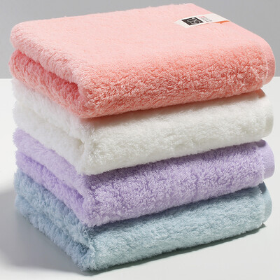 Sanli 50 combed cotton twistless yarn quality living face towel 1 34 × 74cm soft moisturizing skin-friendly cotton candy towel light purple