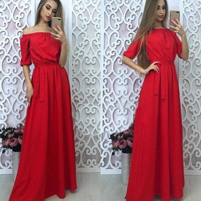 Lovaru ™ Women 2017 Autumn Dress Brief Vintage Red Fashion Casual Slash Neck Vintage Ukraine Beach Wear Floor-Length Dress Ladis
Lovaru ™ Women 2017 Autumn Dress Brief Vintage Red Fashion Casual Slash Neck Vintage Ukraine Beach Wear Floor-Length Dress Ladis