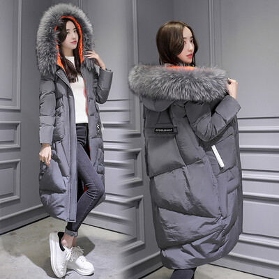 2017 fashion new large fur collar down jacket ladies long knees down jacket loose large size lady jacket
2017 fashion new large fur collar down jacket ladies long knees down jacket loose large size lady jacket