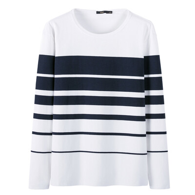 Semir Long Sleeve T-Shirt Male 2017 Fall Round Tie Tie Shirt Shirt Men's Stripe Trends Small tide t 19057011211 Blue and white tone L
Semir Long Sleeve T-Shirt Male 2017 Fall Round Tie Tie Shirt Shirt Men's Stripe Trends Small tide t 19057011211 Blue and white tone L