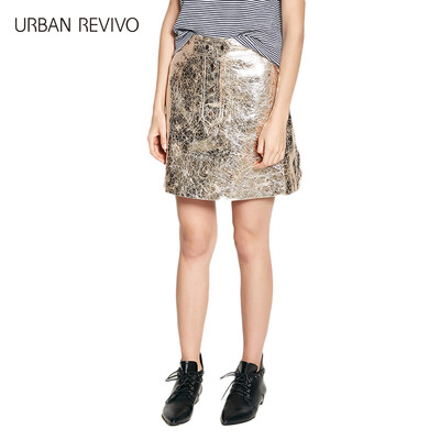 UR Women 's Casual Metal Button Button Exquisite Type A Skirt YV04S5AN2001 Gold M
UR Women 's Casual Metal Button Button Exquisite Type A Skirt YV04S5AN2001 Gold M