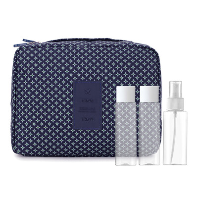 Beauty skin language travel cosmetic bag wash bag bottle set MF0575 (portable - navy blue star) cosmetic bottle empty bottle waterproof large capacity wash bag
Beauty skin language travel cosmetic bag wash bag bottle set MF0575 (portable - navy blue star) cosmetic bottle empty bottle waterproof large capacity wash bag