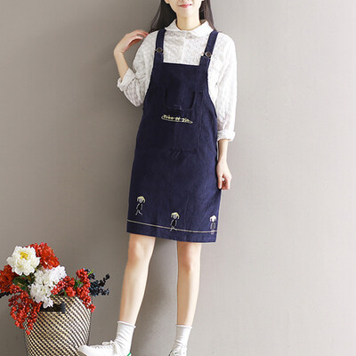 City plus CITYPLUS 2017 autumn&winter new women&39s art corduroy embroidery strap skirt CWQZ178354 blue
City plus CITYPLUS 2017 autumn&winter new women&39s art corduroy embroidery strap skirt CWQZ178354 blue
