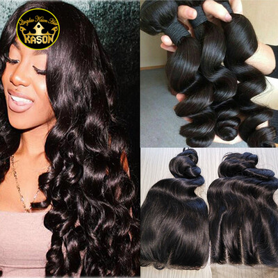 Kason Peruvian Virgin Hair With Closure Loose Wave 3 Bundles Human Hair With 3 /Free Part Lace Closure 100% Unprocessed Grade 8A V
Kason Peruvian Virgin Hair With Closure Loose Wave 3 Bundles Human Hair With 3 /Free Part Lace Closure 100% Unprocessed Grade 8A V