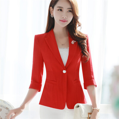 Blazer Female Outerwear Formal Jacket Coat 2017 Spring Autumn Women Suit Slim Design Women Green Blazer Suit Plus Size Clothing
Blazer Female Outerwear Formal Jacket Coat 2017 Spring Autumn Women Suit Slim Design Women Green Blazer Suit Plus Size Clothing