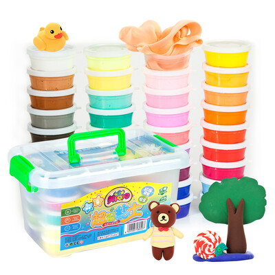 US Yangyang ultra-light clay 36 color non-toxic plasticine crystal color clay space snow clay sand puzzle kit children's toys wholesale 
US Yangyang ultra-light clay 36 color non-toxic plasticine crystal color clay space snow clay sand puzzle kit children's toys wholesale