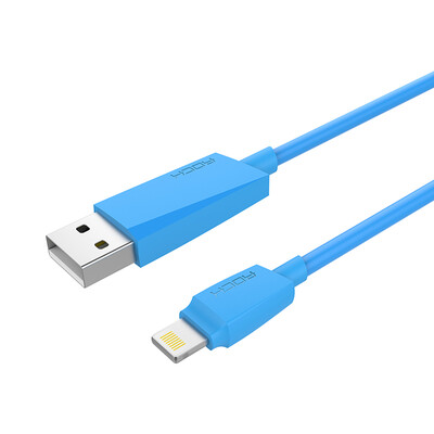 Rockets (ROCK) Apple MFi certified data cable charging cable for Apple 7iphone6s / plus / se / 5 / iPad 1 m blue
Rockets (ROCK) Apple MFi certified data cable charging cable for Apple 7iphone6s / plus / se / 5 / iPad 1 m blue