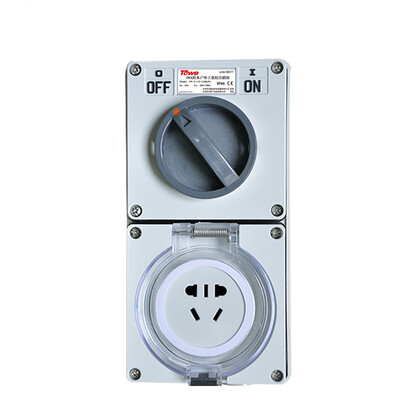 With the TOWE G10K FS outdoor waterproof socket with switch industrial 56cv anti-rain socket household five-hole combination socket 10A
With the TOWE G10K FS outdoor waterproof socket with switch industrial 56cv anti-rain socket household five-hole combination socket 10A